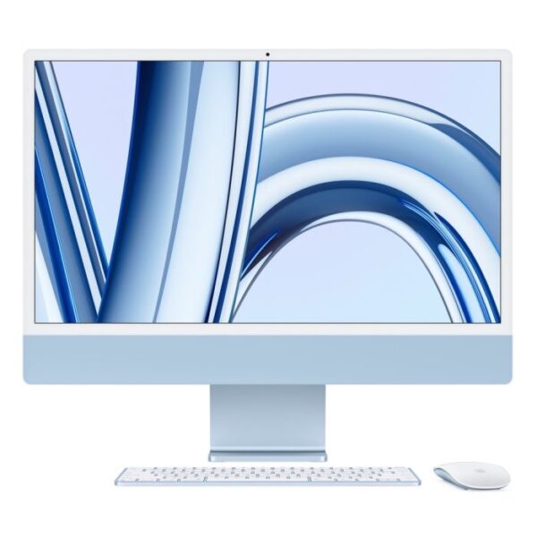 iMac 24" M3 Chip (MQR93) with 8-core CPU and 8-core GPU - 8GB/256GB SSD - Silver